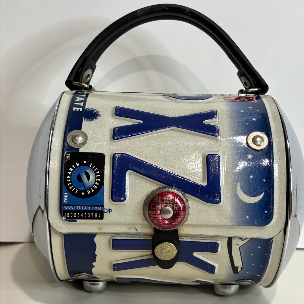 Little Earth Vintage License Plate Handbag Purse Texas